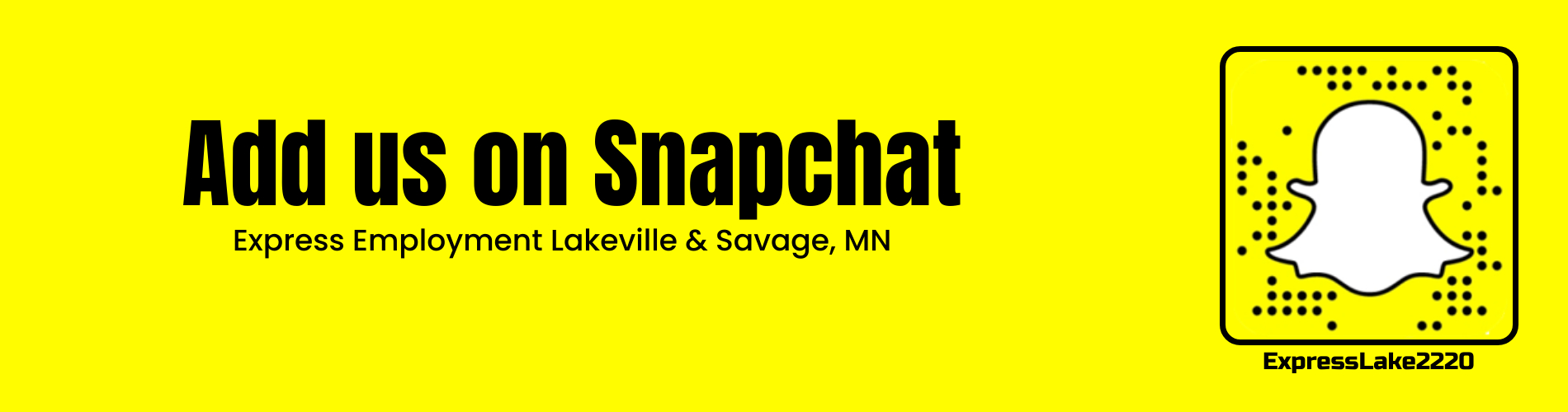 Snapchat w/ snapcode